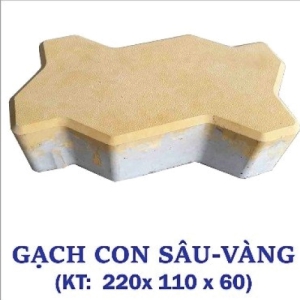 Gạch Con Sâu - Vàng
