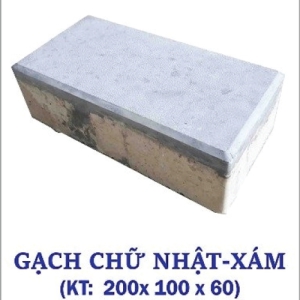 Gạch Chữ Nhật - Xám
