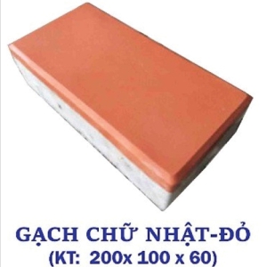 Gạch Chữ Nhật - Đỏ 