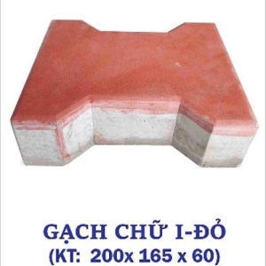 Gạch Chữ I - Đỏ