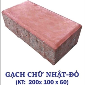 Gạch Chữ Nhật - Đỏ