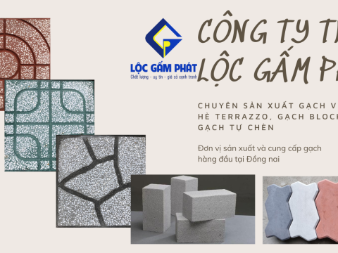 Báo giá gạch vỉa hè Terrazzo Lộc Gấm Phát