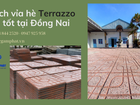Gạch vỉa hè Terrazzo - Nâng tầm đẳng cấp cho không gian ngoại thất.Bí quyết tạo điểm nhấn độc đáo với gạch vỉa hè Terrazzo. Terrazzo - Chất liệu hoàn hảo cho mọi công trình ngoại thất .