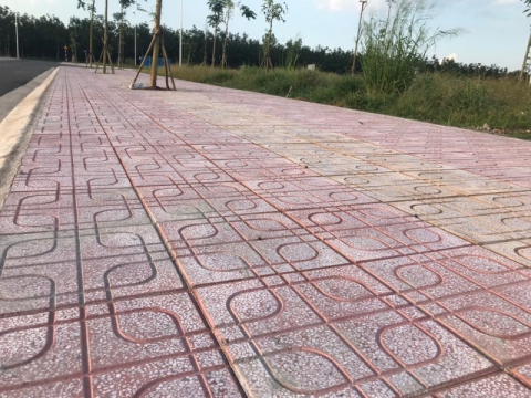 Quy trình lát gạch TERRAZZO vỉa hè chuẩn đúng kỹ thuật