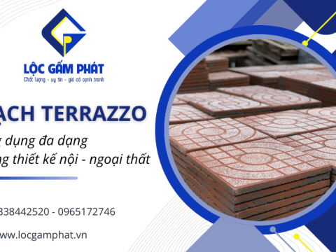 Gạch Terrazzo ứng dụng đa dạng trong thiết kế nội ngoại thất