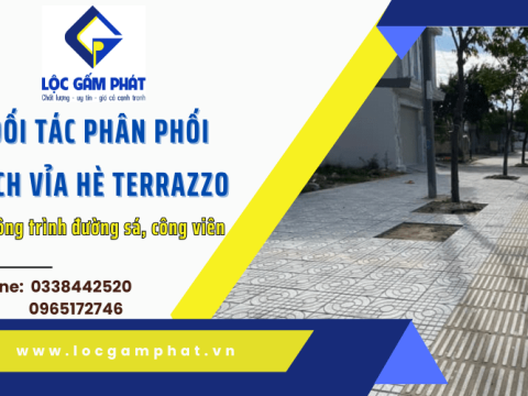 Lộc Gấm Phát - Đối tác phân phối gạch vỉa hè Terrazzo đáng tin cậy cho các công trình đường sá, công viên