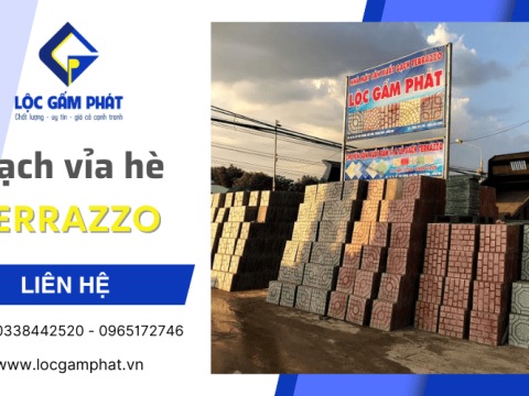 Gạch vỉa hè Terrazzo và một sốt lưu ý quan trọng