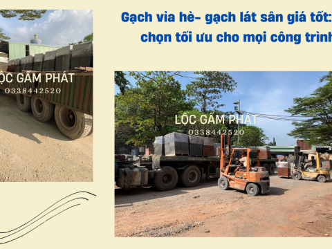 Lộc Gấm Phát - Đối tác uy tín cho các dự án cần gạch lát vỉa hè, gạch lát sân