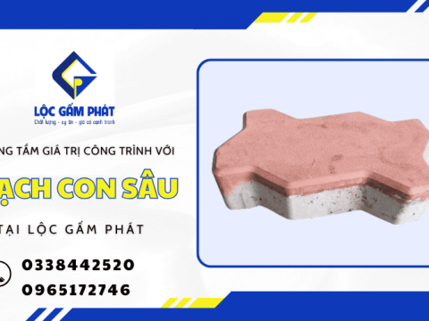 Nâng tầm giá trị công trình với gạch con sâu tại Lộc Gấm Phát 