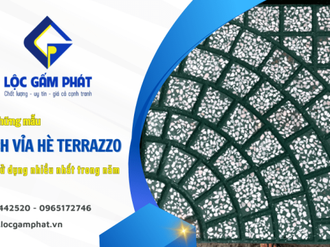 Top những mẫu gạch vỉa hè terrazzo được sử dụng nhiều nhất trong năm