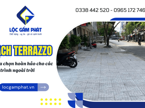 Ưu điểm nổi trội của gạch Terrazzo - Sự lựa chọn hoàn hảo cho các công trình ngoài trời
