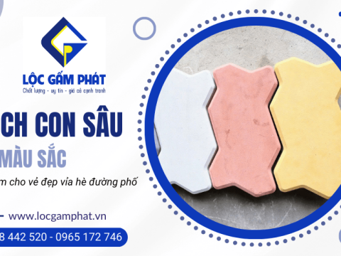 Vỉa hè đường phố trở nên độc đáo hơn với gạch con sâu đa màu sắc tại TP.HCM