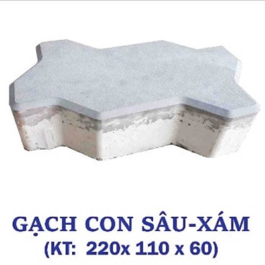 Gạch Con Sâu Xám