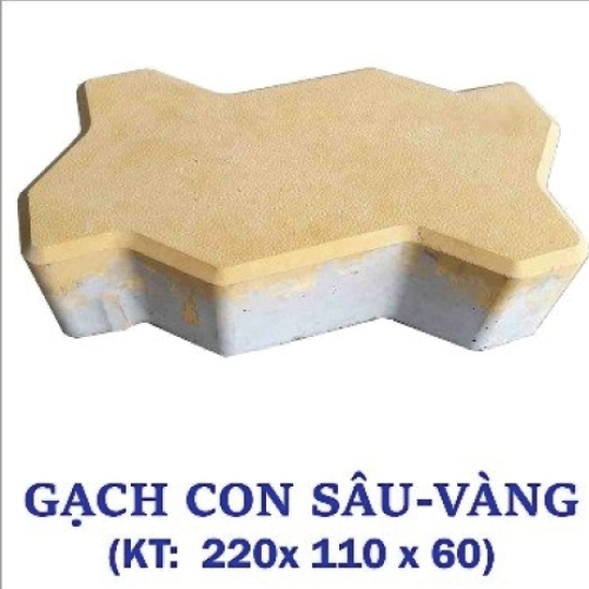 Gạch Con Sâu - Vàng