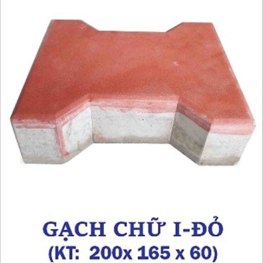 Gạch Chữ I - Đỏ