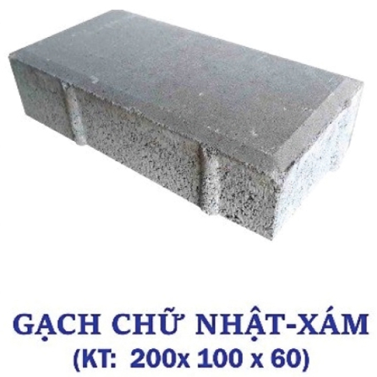Gạch Chữ Nhật - Xám